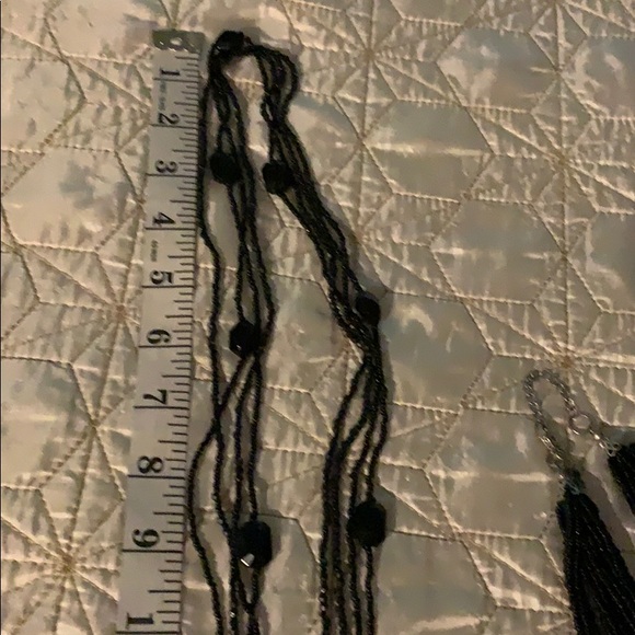 3 strands of black beads - Picture 3 of 3